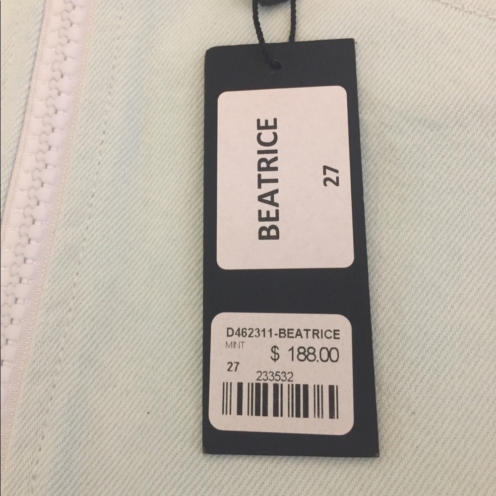 New! Price FIRM!LF/Carmar zipper up denim NWT - Picture 5 of 5